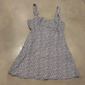 Old Navy Navy and White Floral Mini Dress